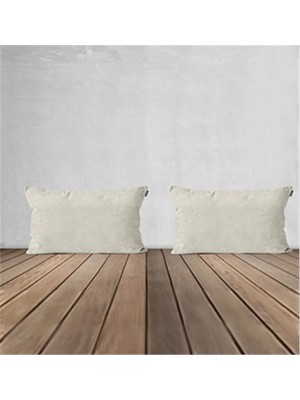 Goccia Home 2'li Kadife Dokulu Kırlent Kılıfı Acı Kahve Acı Kahve