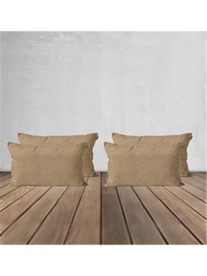 Goccia Home 4'lü Kırlent Kılıfı Dekoratif Bohem Soft Koltuk Sırt Hediyelik Punch Yapılabilir Çok Renkli
