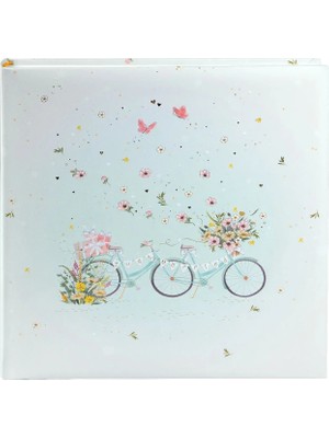 Goldbuch Floral Tandem Cepli Fotoğraf Albümü 200 Fotoğraf 10X15 cm 23X23 cm Not Yazma Alanlı