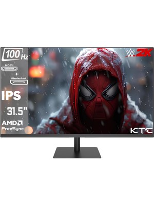 1001 H32T13 31,5''100Hz 3ms (Hdmı+Displayport) 2560 1440 Freesync IPS Flat Monitör
