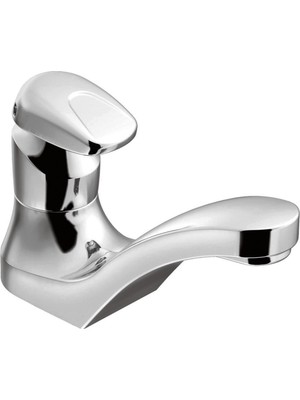 1001 Ticari Krom M-Press Tek Montajlı Ölçüm Banyo Lavabo Bataryası .5 Gpm, 8884