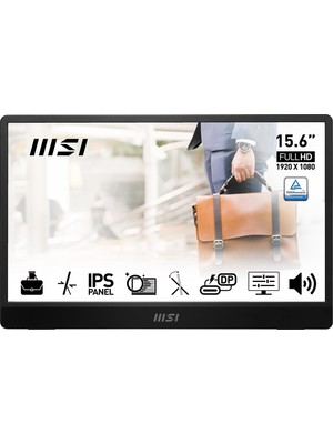 1001 Pro MP161 E2 15.6" 4ms (Gtg) 60Hz Adaptive-Sync IPS Full Hd Taşınabilir Monitör