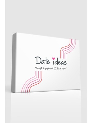1001 Date Ideas, Sevgili ile Yapılacak 32 Şey Fikir Kartı, Kazı Kazan Randevu Kartları,sevgiliye Hed