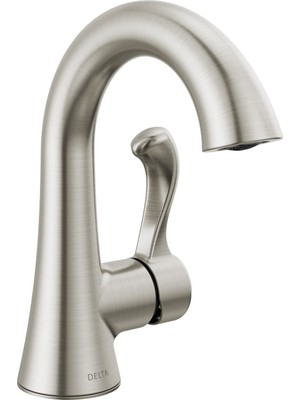 1001 Faucet Esato Tek Delikli Banyo Bataryası Fırçalanmış Nikel, Tek Kulplu Banyo Bataryası, Banyo