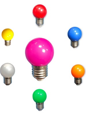 Tek-Iş LED Gece Lambası, E27 Duy, 1W, Renkli, Gün Işığı
