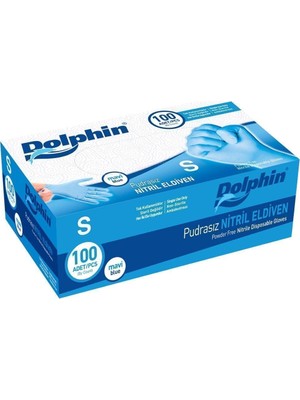 1001 Mavi Nitril Eldiven Pudrasız (S) 100'LÜ Paket