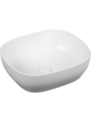 1001 Outline 5994B403-0016 Kare Lavabo, 48 Cm, Beyaz