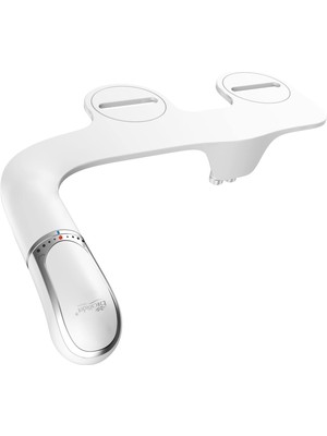 1001 Bio Bidet By Bemis Slimtwist Tatlı Su Sprey Bide Eklentisi Tuvalet, Beyaz, Elektriksiz, Kolay Kurul