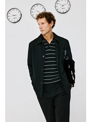 DeFacto Regular Fit Polo Yaka Pamuk Astarlı Blazer Ceket G7970AX26AU