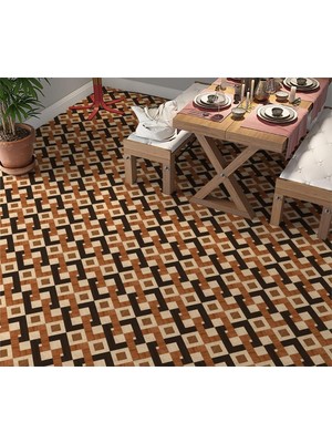 1001 Stickerart Yer Kaplama Zemin Kaplama Folyosu 65X130 cm Floor Wood Tile