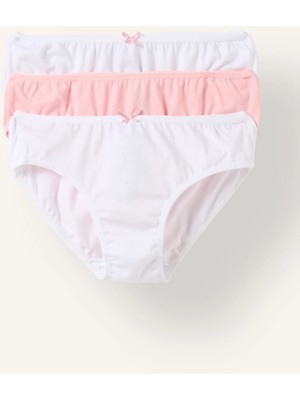 DeFacto %100 Pamuk 3'lü Slip Külot Set Kız Çocuk I5747A826AU