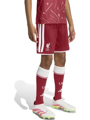 Adidas AKB8264 Lfc H Sho Y Çocuk Şort ve Kapri Bordo - Beyaz Renkli Erkek Çocuk İçin 9 - 10 Yaş