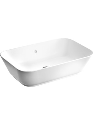 1001 Geo 7425B003-0012 Dikdörtgen Çanak Lavabo, 60 Cm, Beyaz