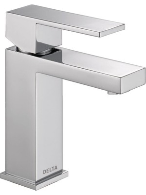 1001 Faucet Modern Tek Delikli Banyo Bataryası, Tek Kolu Banyo Bataryası Krom, Banyo Lavabo Bataryası,