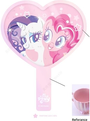 Kazan Hobi My Little Pony Lisanslı Kalp Şekilli El Aynası