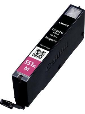 1001 CLI-551XL M Yüksek Kapasiteli Orijinal Magenta Mürekkep Kartuşu 6445B001