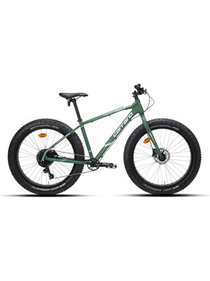 Carraro Buffalo Apex 26 Jant Fatbıke 430H 11-V Hd Mat Koyu Yesıl-Beyaz-