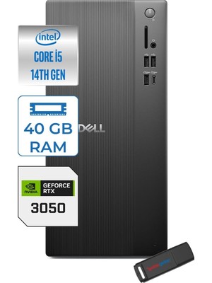 1001 Tower ECT1250 Intel Core I5 14400 40GB Ddr5 1tb SSD 6GB/RTX3050 Freedos Kurumsal Masaüstü Bilgisay