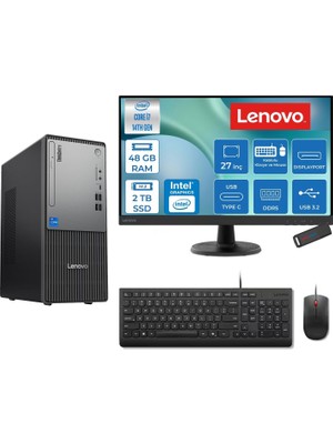 1001 Thinkcentre Neo 50T Gen 5 Intel® Core™ İ7-14700 48GB Ddr5 2tb SSD Intel® UHD Graphics 770 Freed