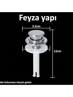 1001 Feyza Yapı Rezervuar Iç Takım Çekme Düğmesi Çekmeli Buton