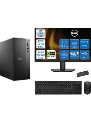 1001 Tower ECT1250 Intel Core I5 14400 16GB Ddr5 512GB SSD 4GB/GT1030 23.8" Mon Freedos Kurumsal Masaüst