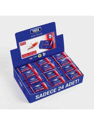 Hepsi Uygunn Sınav Silgisi - Mavi Renk 24ADET