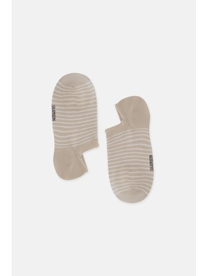 Suwen Çizgili Sneaker Çorap