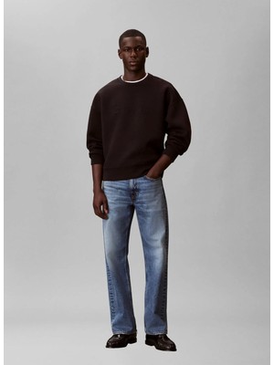 Calvin Klein Siyah Erkek Bisiklet Yaka Sweatshirt LV04RF276GUB1_SPACER Crewneck Swea