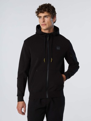 North Sails Kapüşonlu Tam Fermuarlı Scuba Erkek Sweatshirt