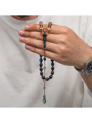 Inure Jewelry Sıkma Kehribar Tesbih