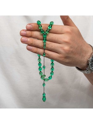 Inure Jewelry Sıkma Kehribar Tesbih