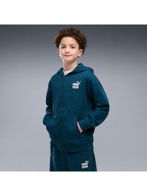 Puma Mid 90S Erkek Çocuk Yeşil Kapüşonlu Ceket