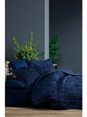 Elart Velvet Comfort Set Uyku Seti Tek Kişilik Kadife 2 Parça (175x220 cm) Lacivert
