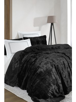 Elart Lena Comfort Set Uyku Seti Çift Kişilik 6 Parça (230x240 cm) Siyah