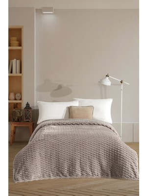 Elart Star Battaniye Çift Kişilik Wellsoft (180x220 cm) Vizon