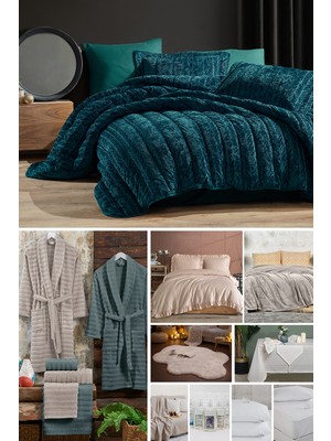 Elart Velvet 48 Parça Çeyiz Seti Zümrüt Yeşili