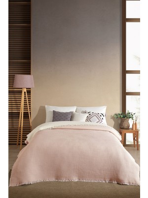 Elart Rubby Pike Tek Kişilik Müslin (160x220 cm) Pembe