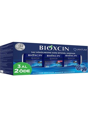 Bioxcin Quantum 3 al 2 öde Saç Dökülmesine Karşı Yağlı Saçlar İçin Şampuan