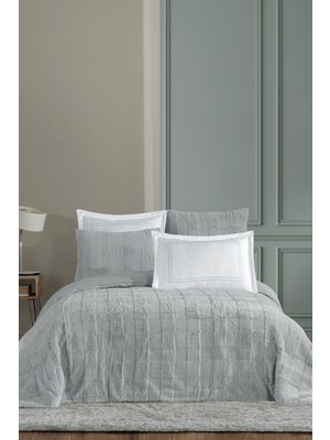 Elart Lena Comfort Set Uyku Seti Çift Kişilik 6 Parça (230x240 cm) Gri