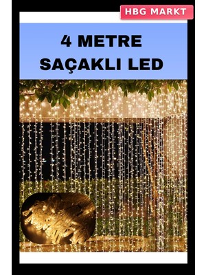 HBG Markt 4 Metre Şelale LED Işık Sistemi