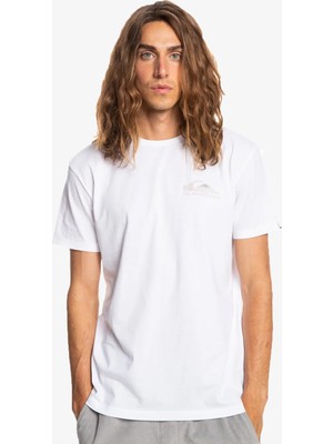 Quiksilver Wary Eye Erkek Beyaz T-Shirt EQYZT06666-WBB0