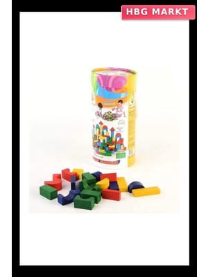 HBG Markt Mey Ithalat® KR016 100 Parça Küçük Kovalı Bloklar 12
