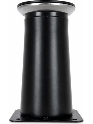 Oypar Alttan Ayarlı konik 42 Siyah Metal pingo 100 mm (4 ADET)