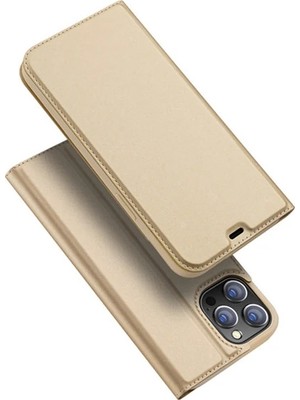 Ankaverse Dux Ducis Iphone 12/ 12 Pro Kılıf Kapaklı Flip Cover Kılıf Skin Pro Series KILIF-(5775)