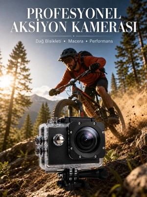 Ankaverse Yeni Nesil Full Hd Görüntü Kalitesi Sunan Kompakt Aksiyon Kamerası 1080P