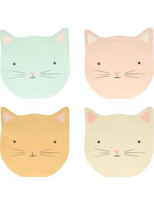 Meri Meri - Kedi Peçeteler - Cat Napkins - 16'lı