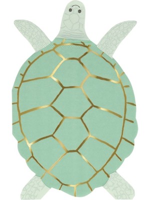 Meri Meri - Turtle Napkins - Kaplumbağa Peçeteler - 16'lı
