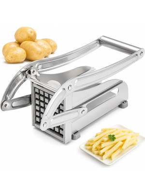 Ankaverse Patato-Chıpper Manuel Patates - Sebze Dilimleme Makinesi Komple Metal Üstten Kollu (5286)