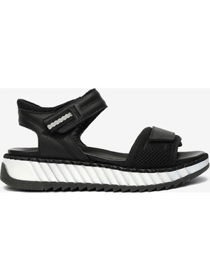Greyder Kadın Siyah Hakiki Deri Sandalet 4Y2CS33690