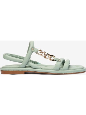 Greyder Kadın Mint Hakiki Deri Sandalet 4Y2YS50759